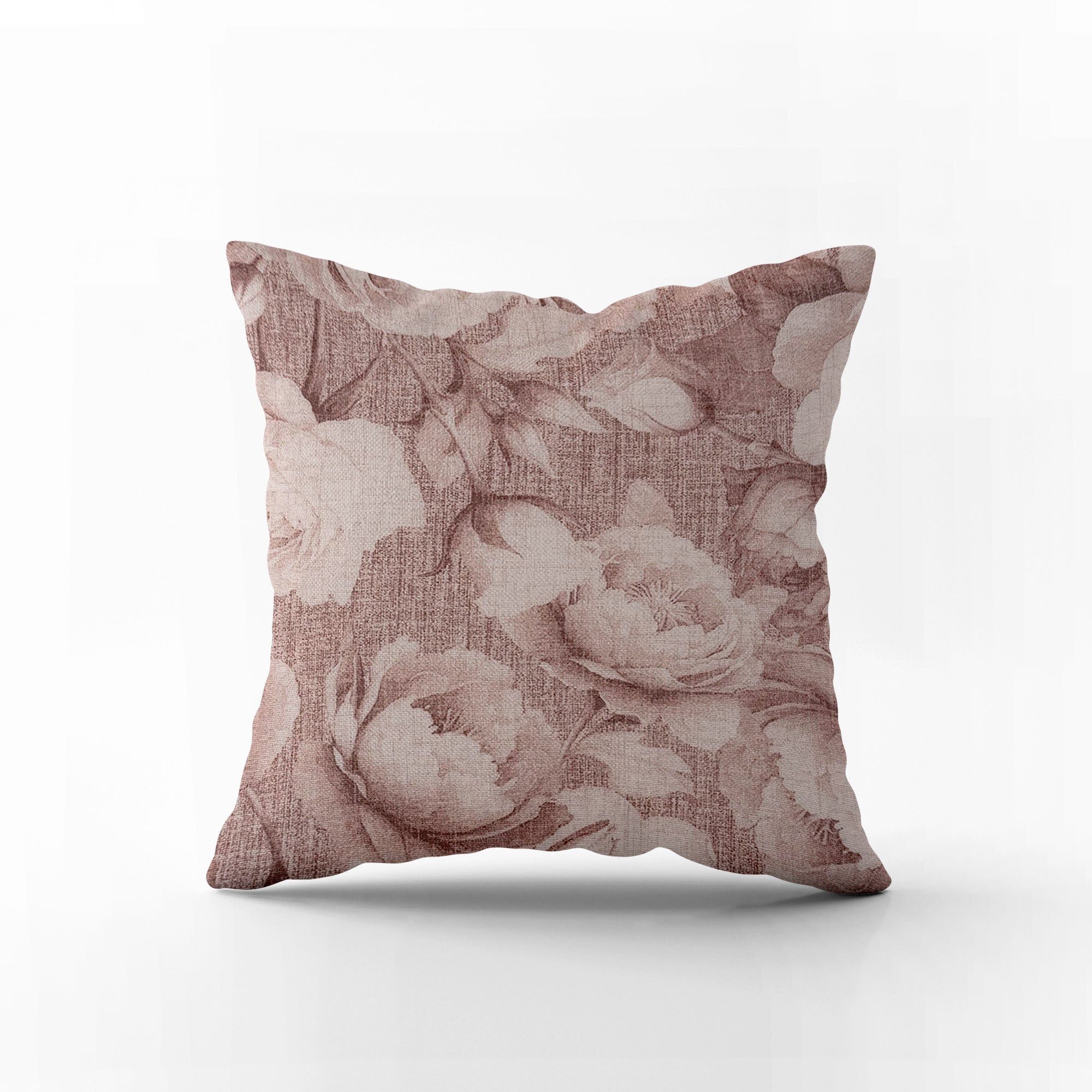 Passion Cuscino Arredo Con zip in cotone Loneta DISEGNO: CORTONA CORALLO