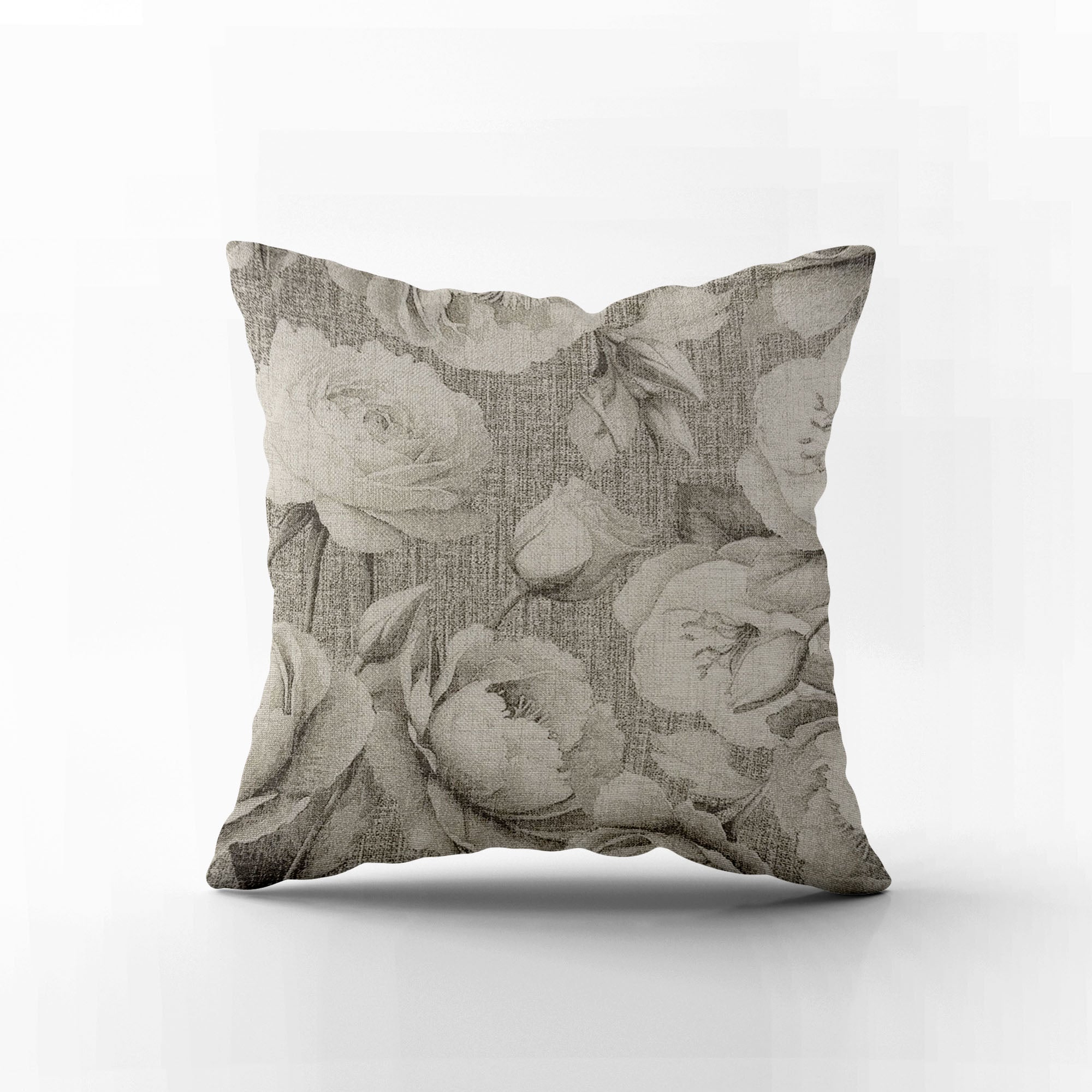 Passion Cuscino Arredo Con zip in cotone Loneta DISEGNO: CORTONA FANGO