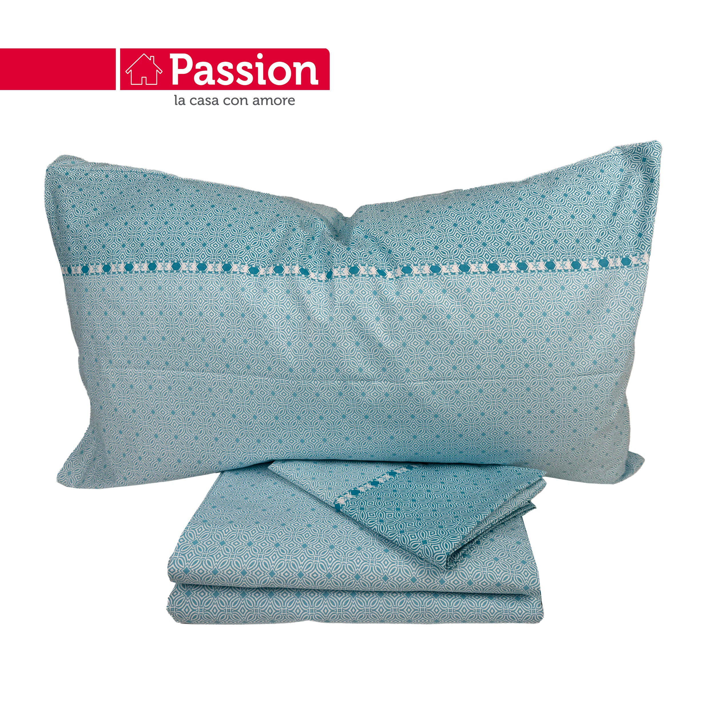 Passion Completo letto MATRIMONIALE 100% Cotone Mod. LNZ CRAV 001