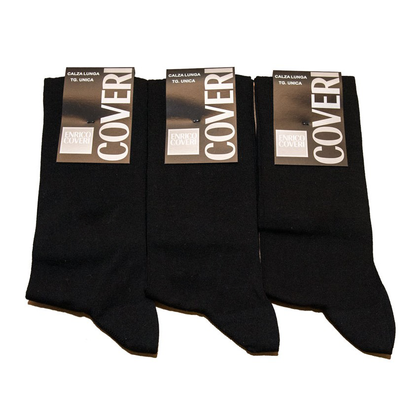 Calze uomo lunghe Enrico Coveri 3 paia cotone