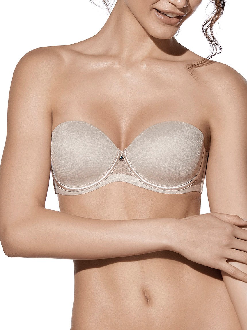 Selene Esmeralda Reggiseno a fascia con ferretto e coppe preformate