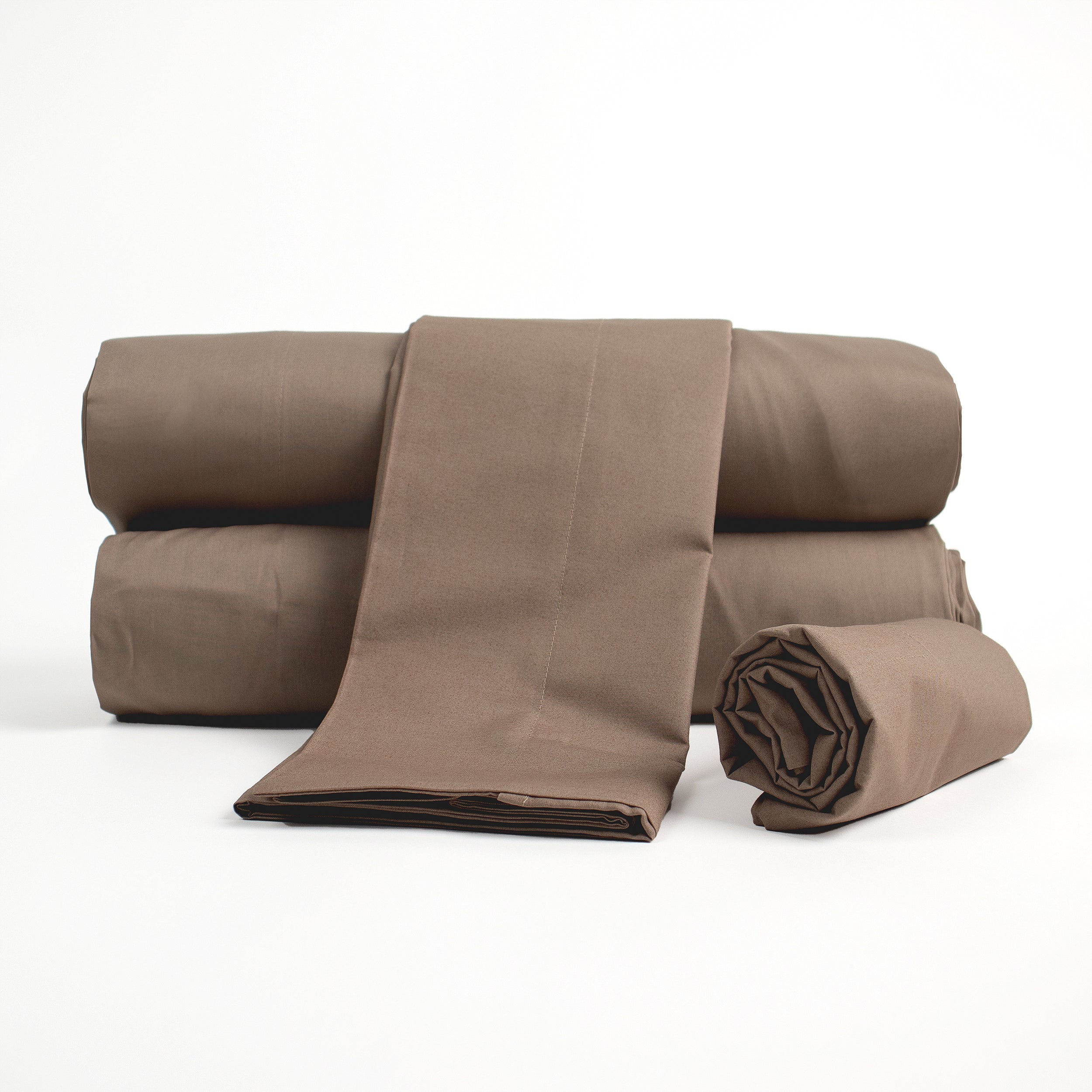 Lancetti Completo Letto Matrimoniale in Cotone Percalle Con Federa a 3 Volant