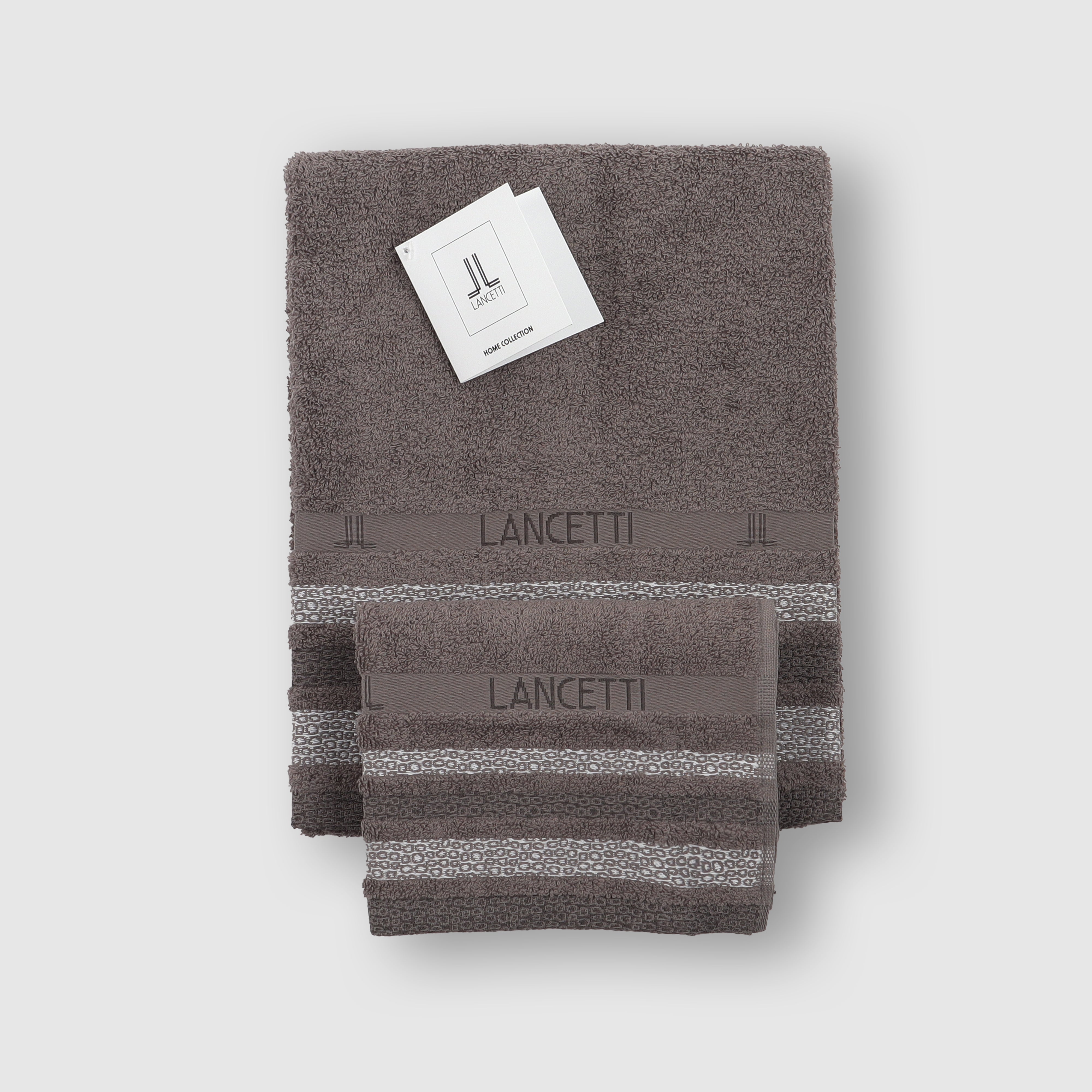 LANCETTI Set 1+1 Asciugamano+Ospite Jfa22394