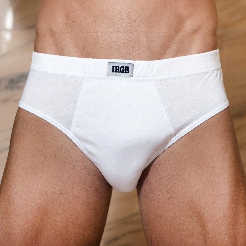 Slip uomo Irge Ir016 in cotone 100% logato 6 pezzi