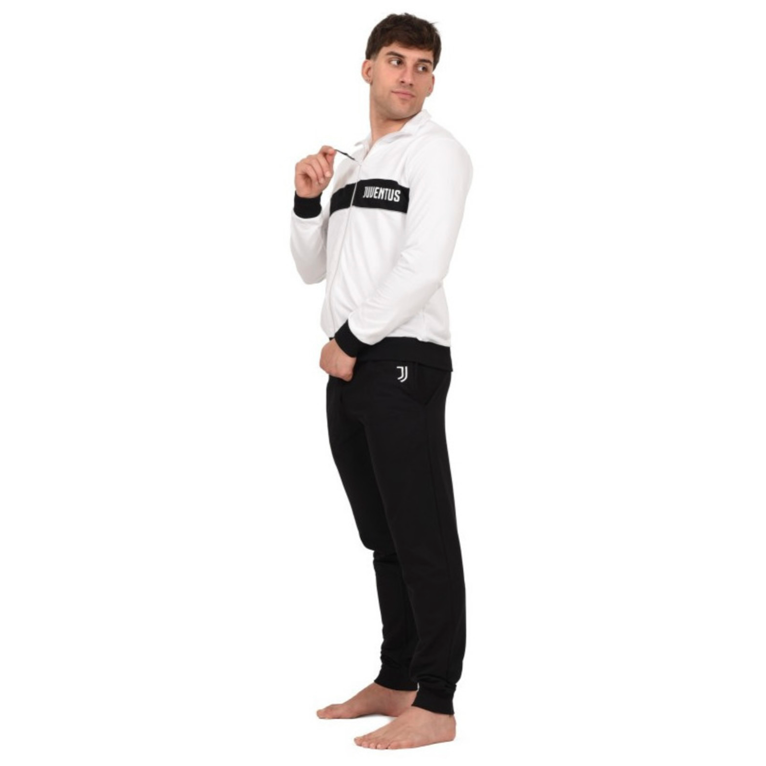 FC JUVENTUS TUTA JUVE COTONE UOMO PIGJ F10 2085 BIANCO