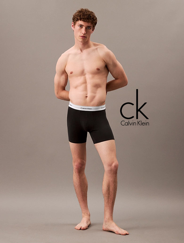 Calvin Klein Boxer Aderenti In Confezione Da 3 - Cotton Stretch