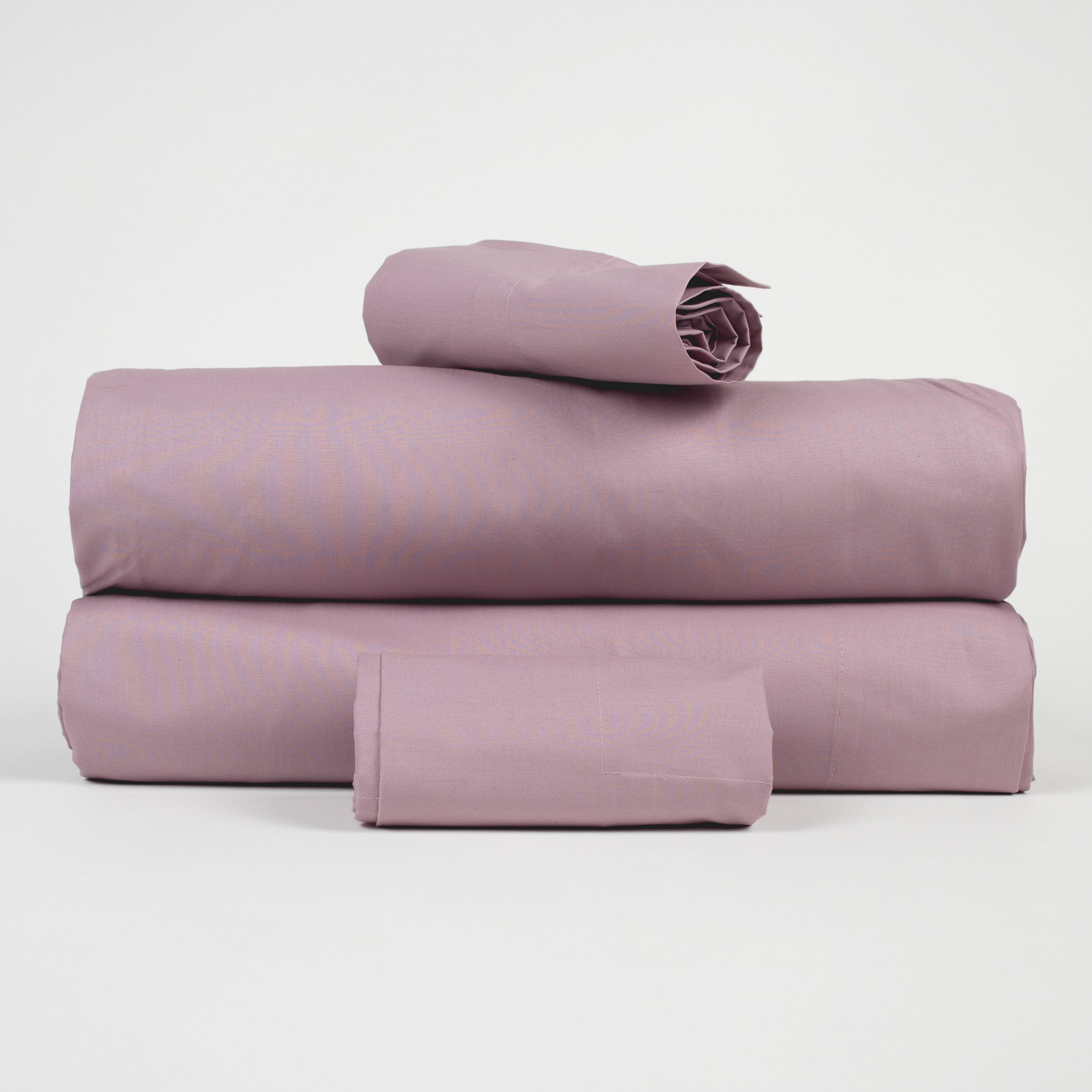 Lancetti Completo Letto Matrimoniale in Cotone Percalle Con Federa a 3 Volant