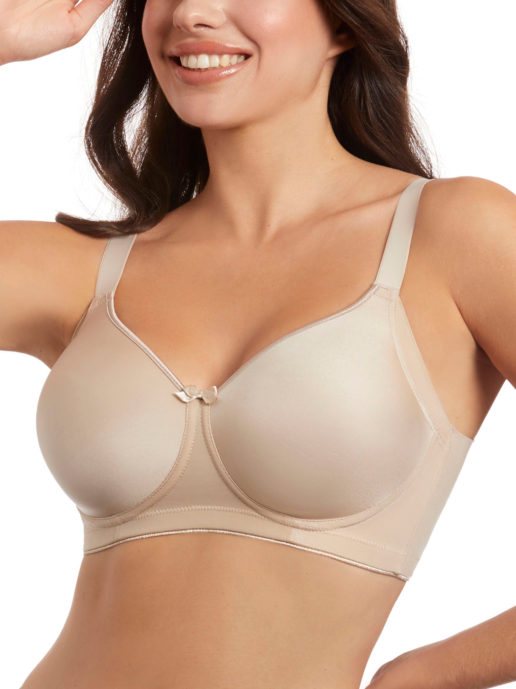 SELENE Marla Reggiseno Donna Senza Ferretto Fascia Alta Effetto Seta