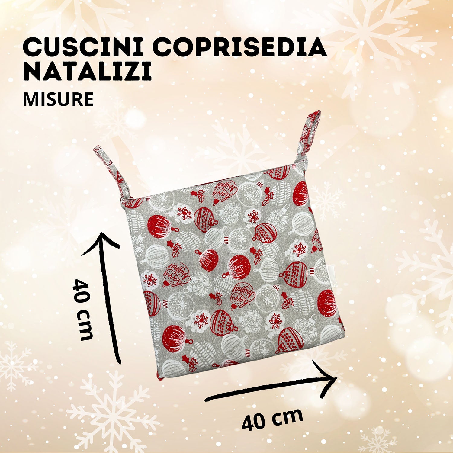 CUSCINI COPRISEDIA NATALIZI TARTAN SCOZZESE &#8211; 1