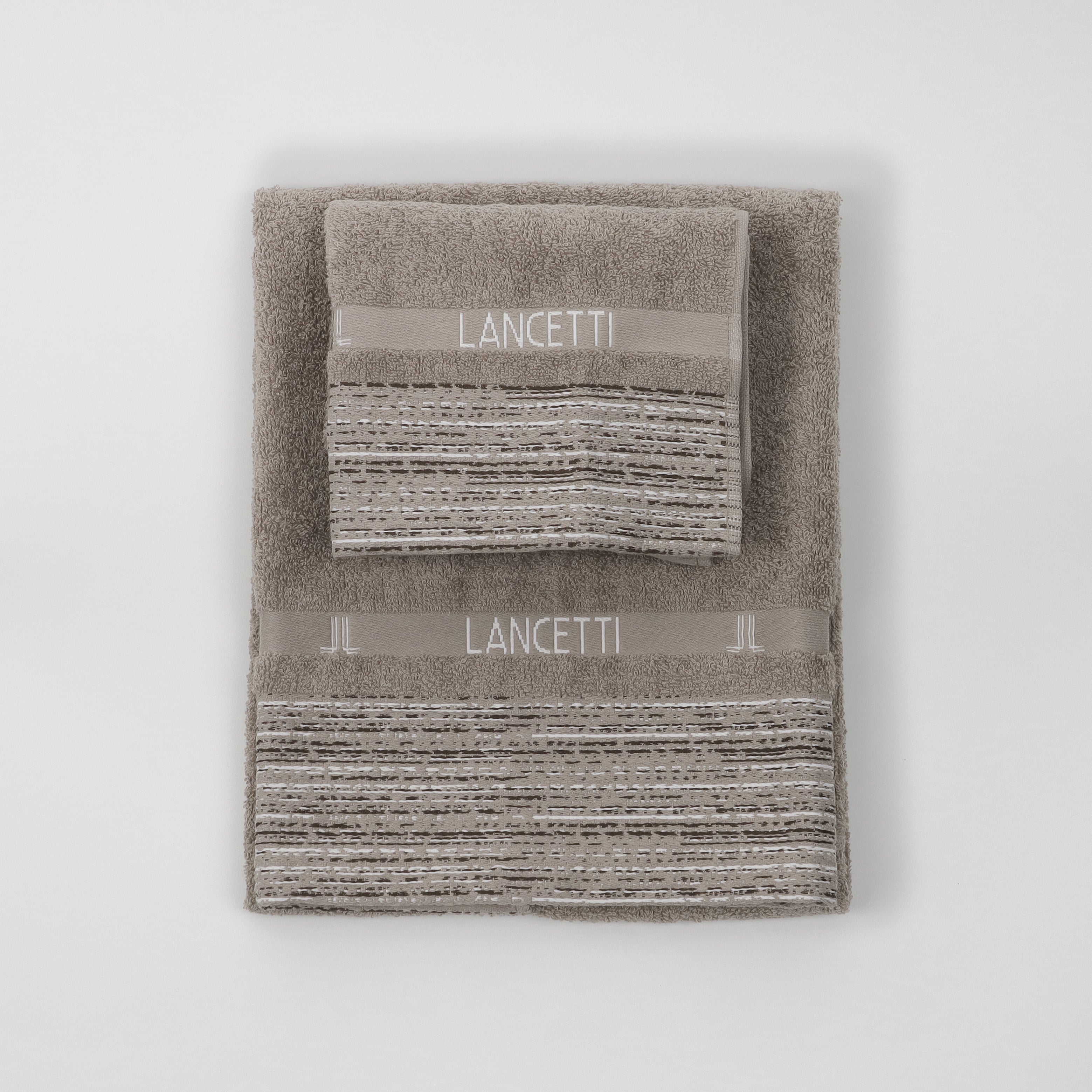 LANCETTI Set 1+1 Asciugamano+Ospite Jfa22390