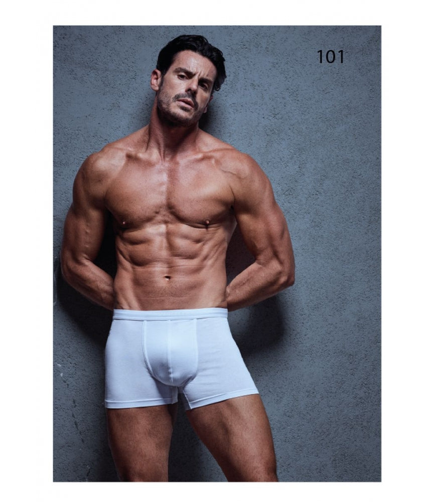 NAVIGARE 3 Pezzi Boxer uomo in cotone elasticizzato 101T