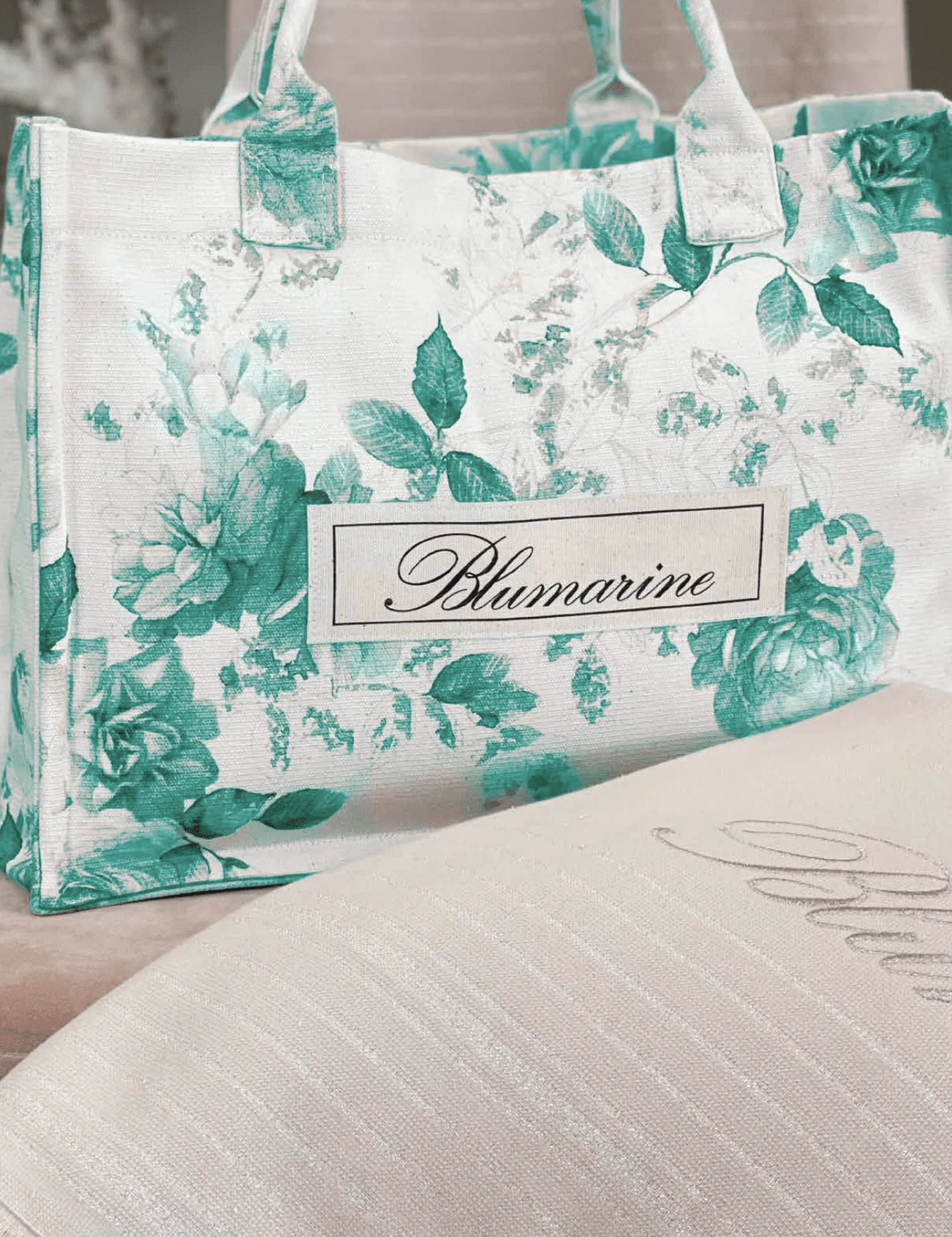 Blumarine Borsa Mare Stampato Donna Lido TM Home