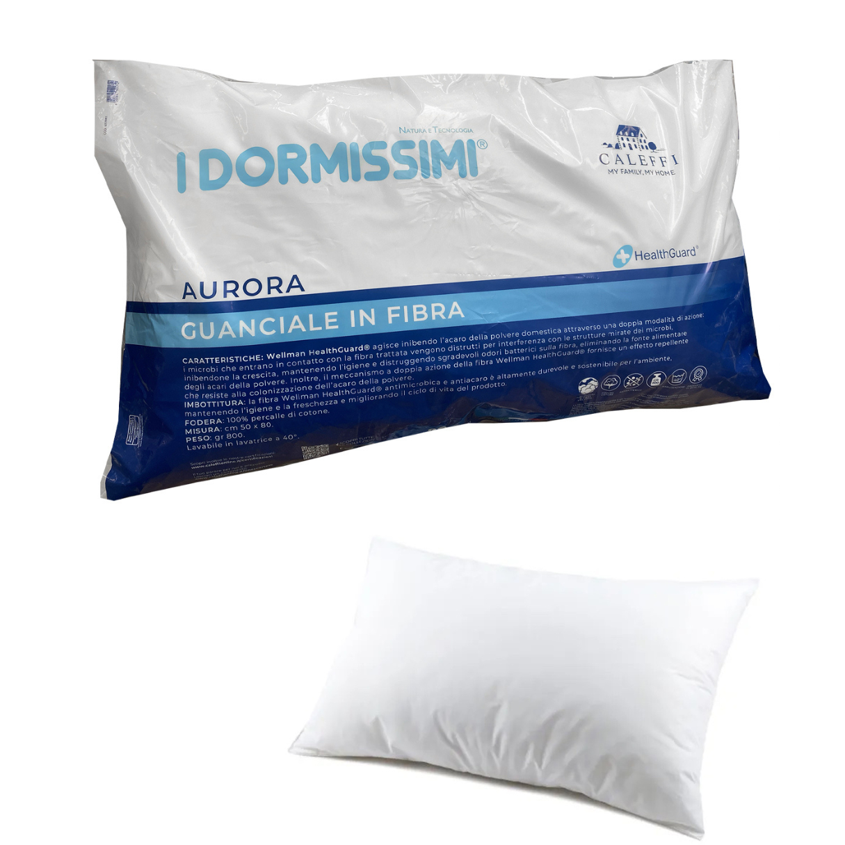Caleffi guanciale in fibra AURORA