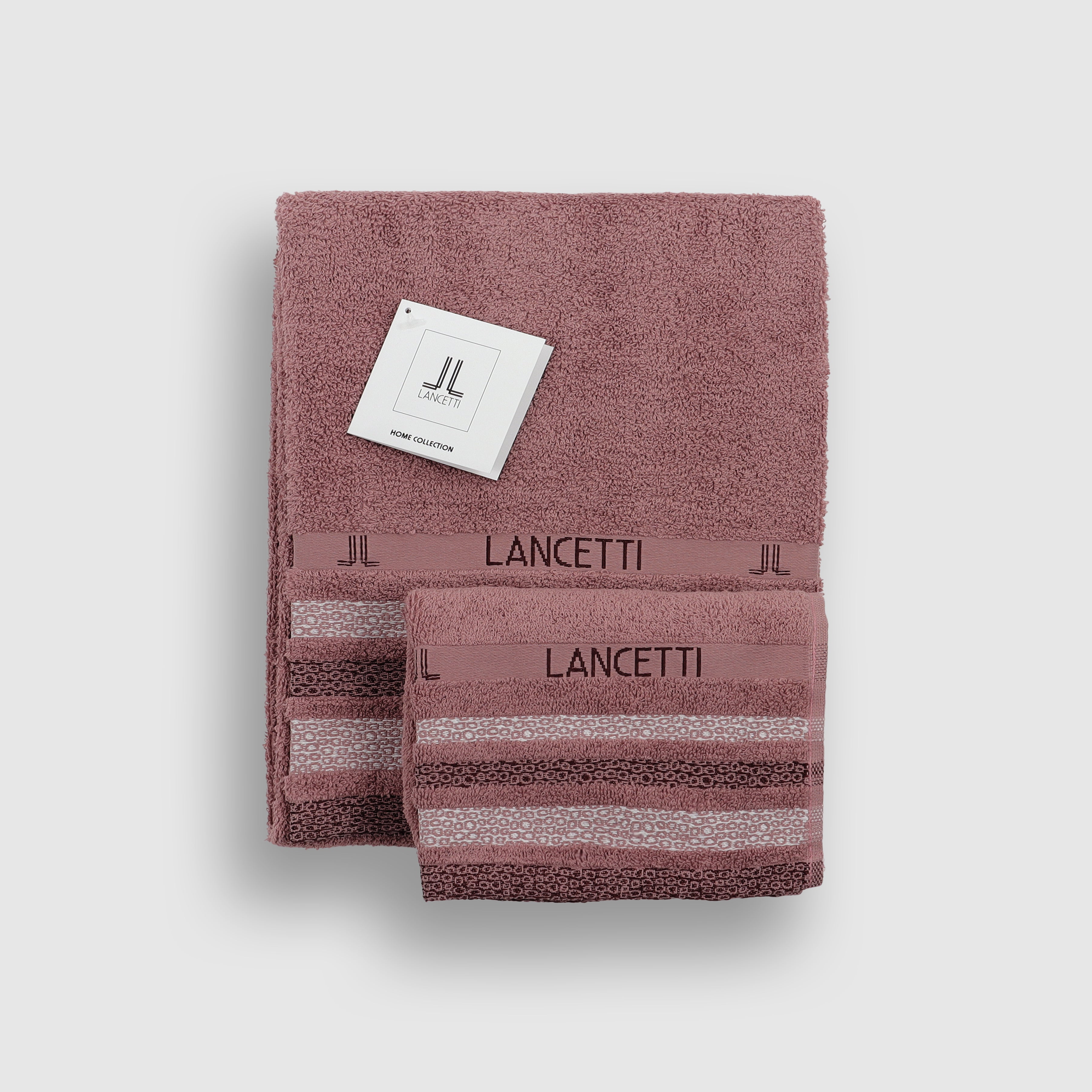 LANCETTI Set 1+1 Asciugamano+Ospite Jfa22394