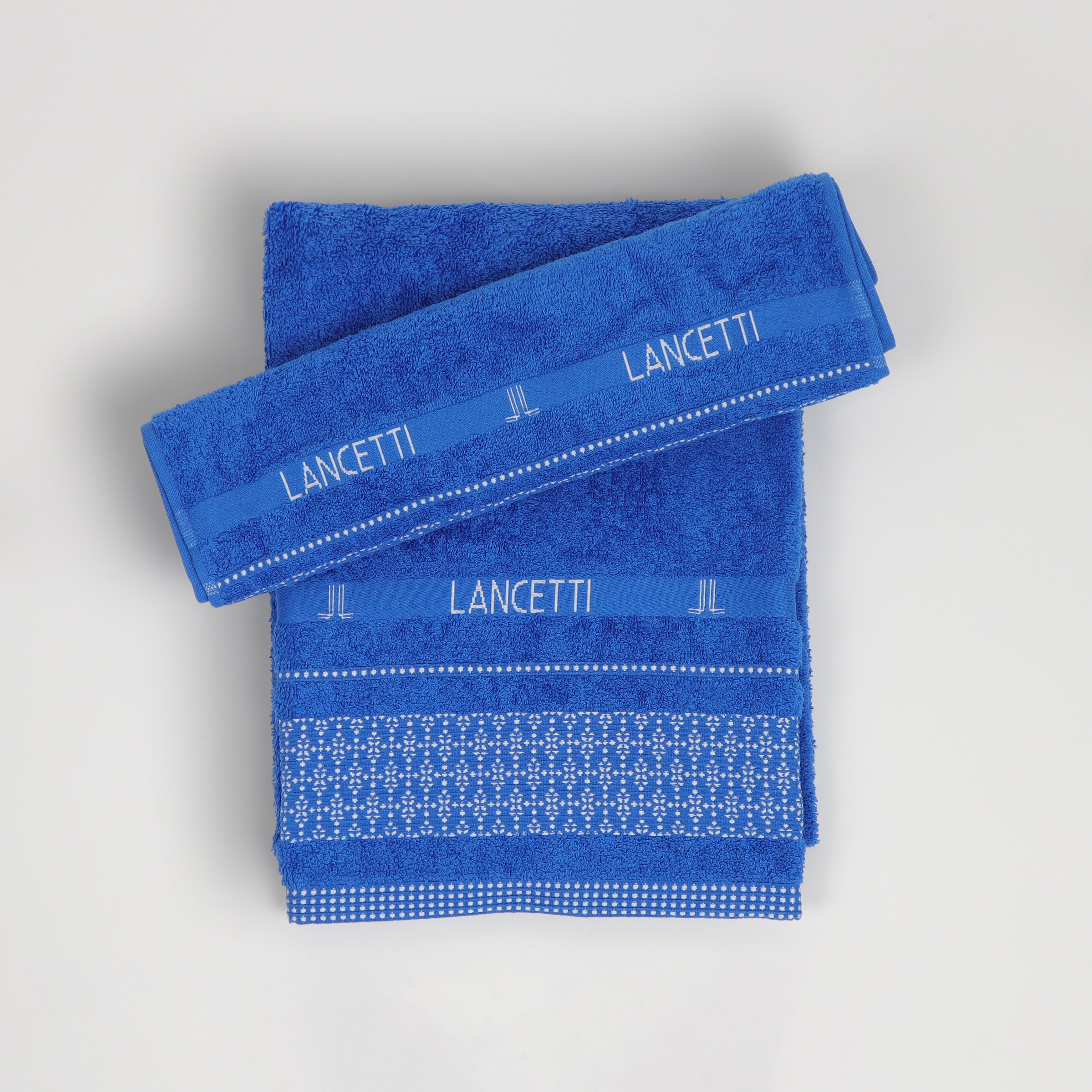 LANCETTI Set 1+1 Asciugamano+Ospite Jfa23968