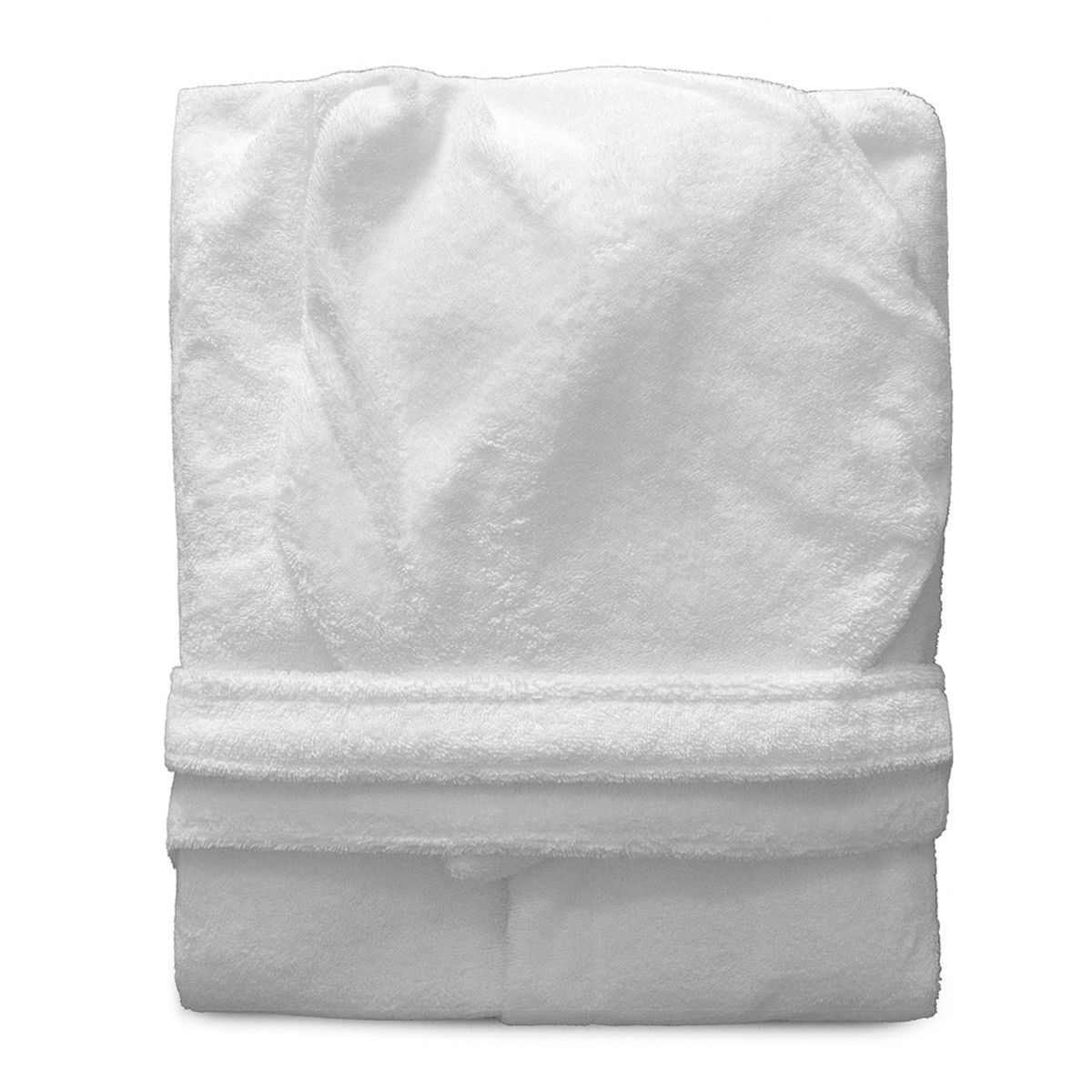 Glapa  Luxury Hotellerie Accappatoio con Cappuccio in Spugna a Riccio Unisex
