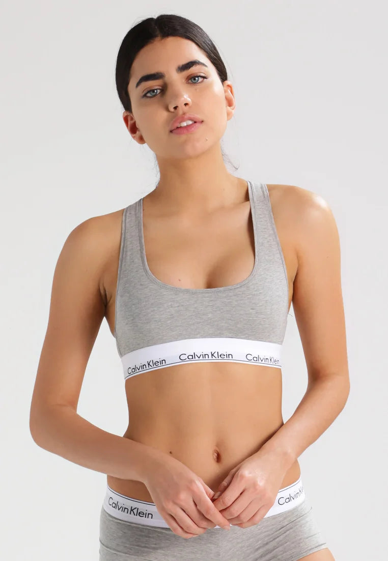Calvin Klein Bralette SENZA COPPE Grigio 020