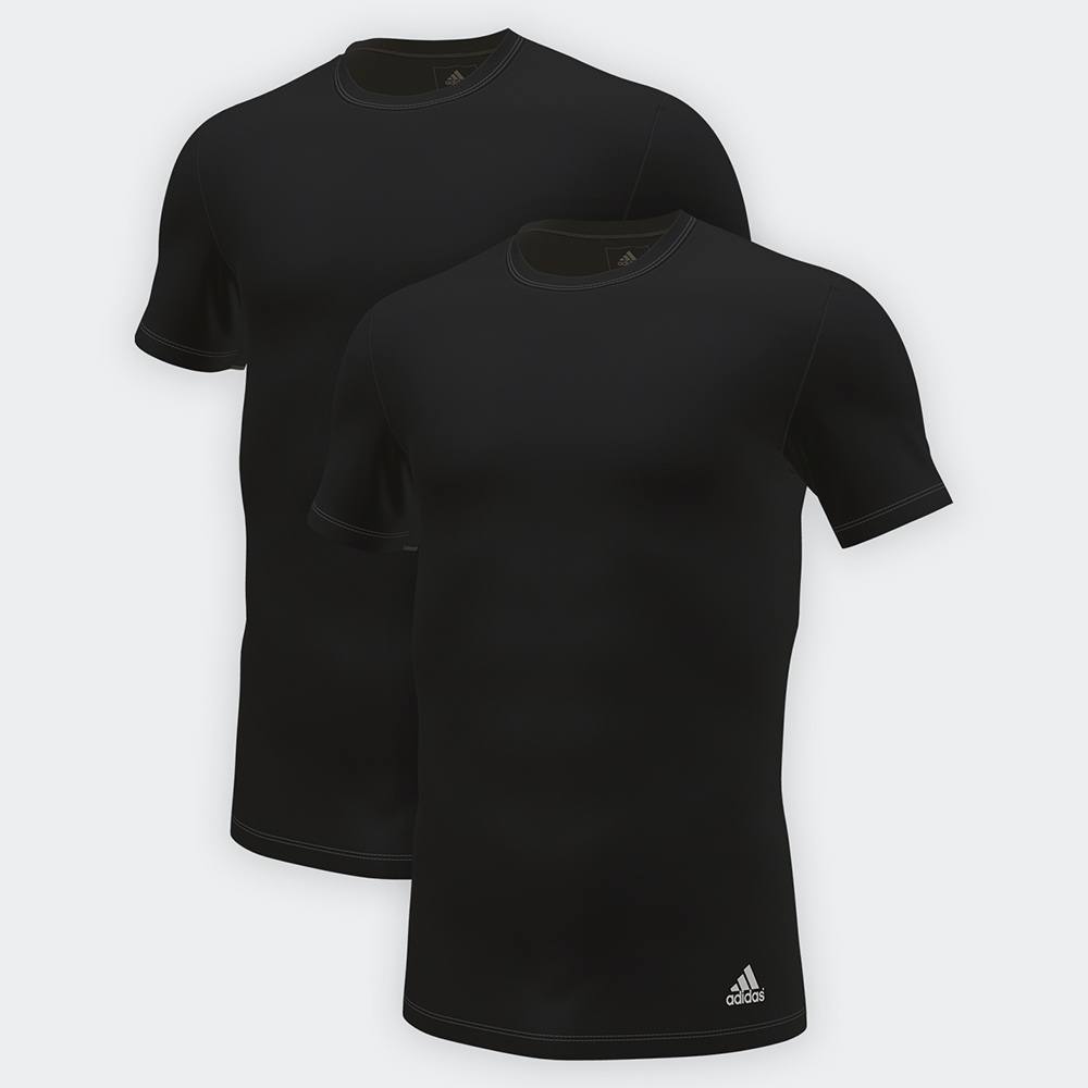 Adidas Maglietta intima Bielastica  BIPACK 2 pz Nero 4A2M04