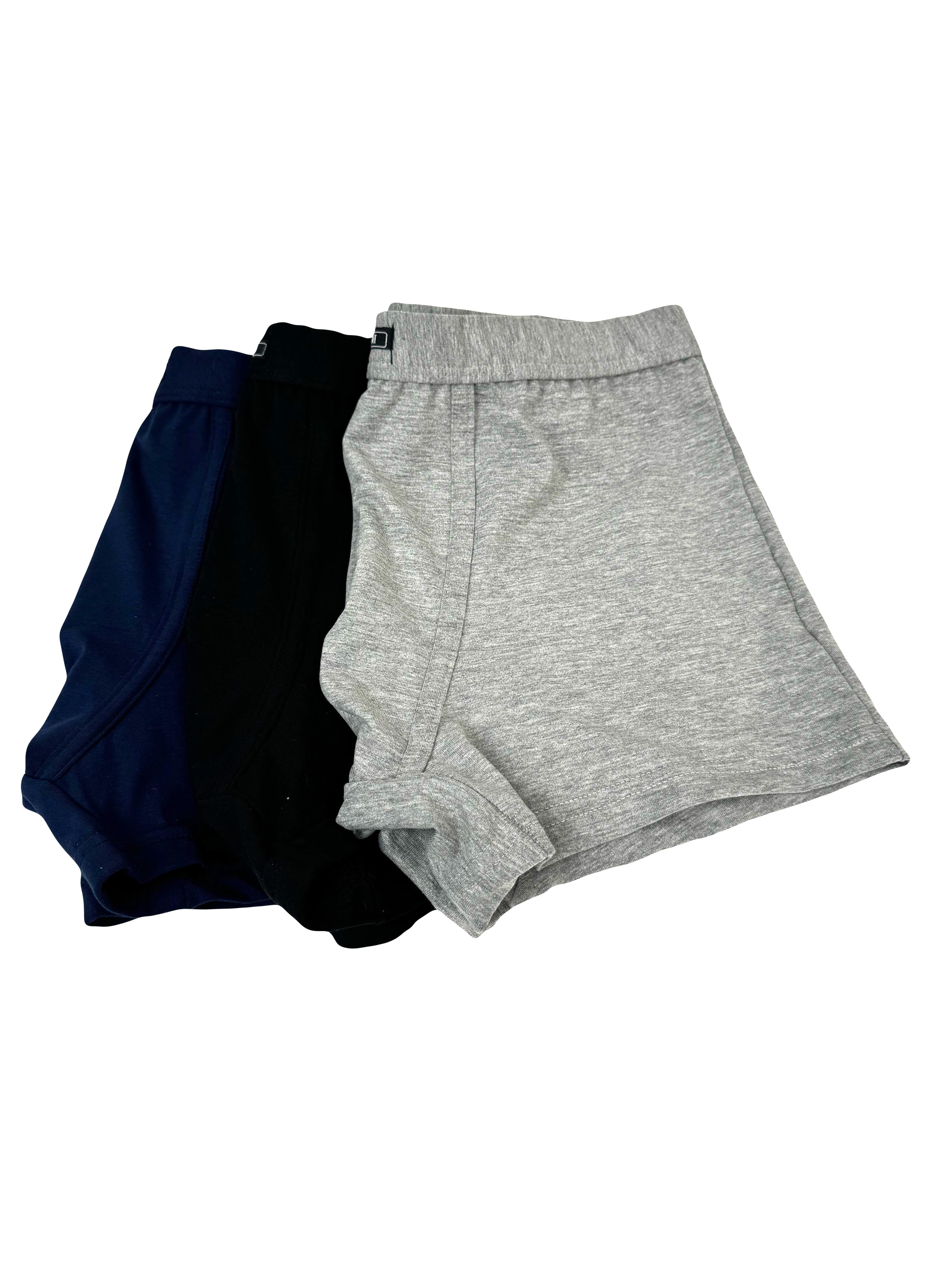 Intimami Boxer uomo con elastico ricoperto in cotone bielastico confezione tre pezzi 55iub
