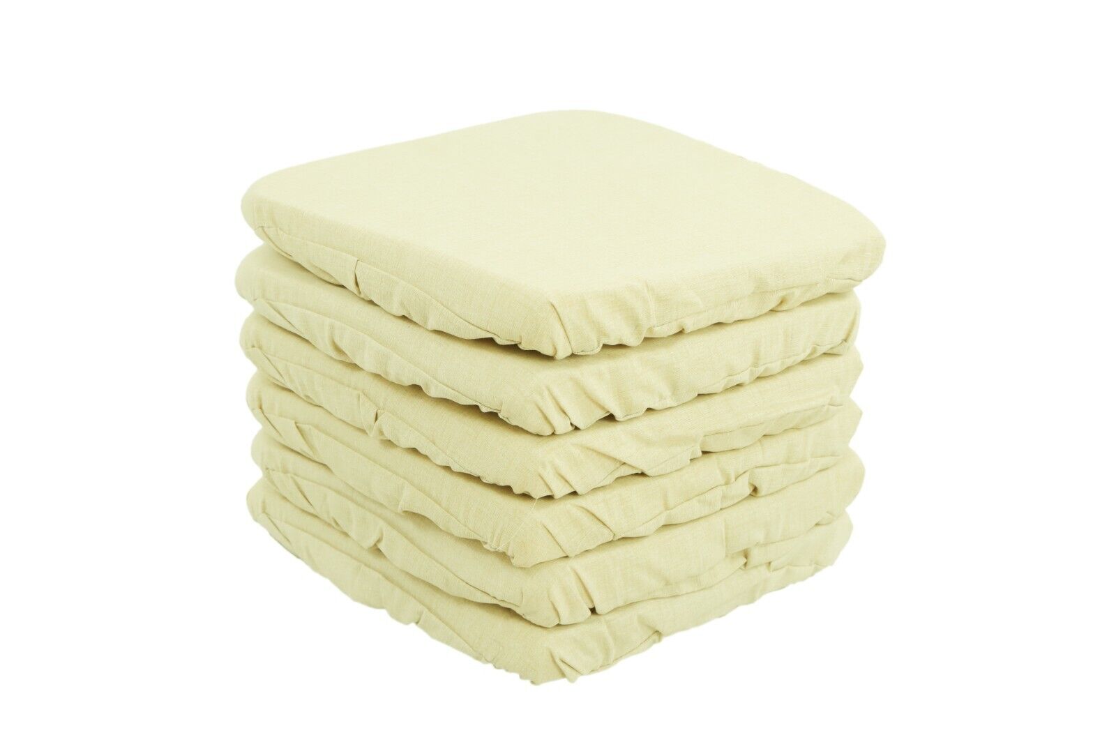 Passion Cuscini Sedia Beige 6 Pz Vesto Molla Tinta Unita Con Elastico