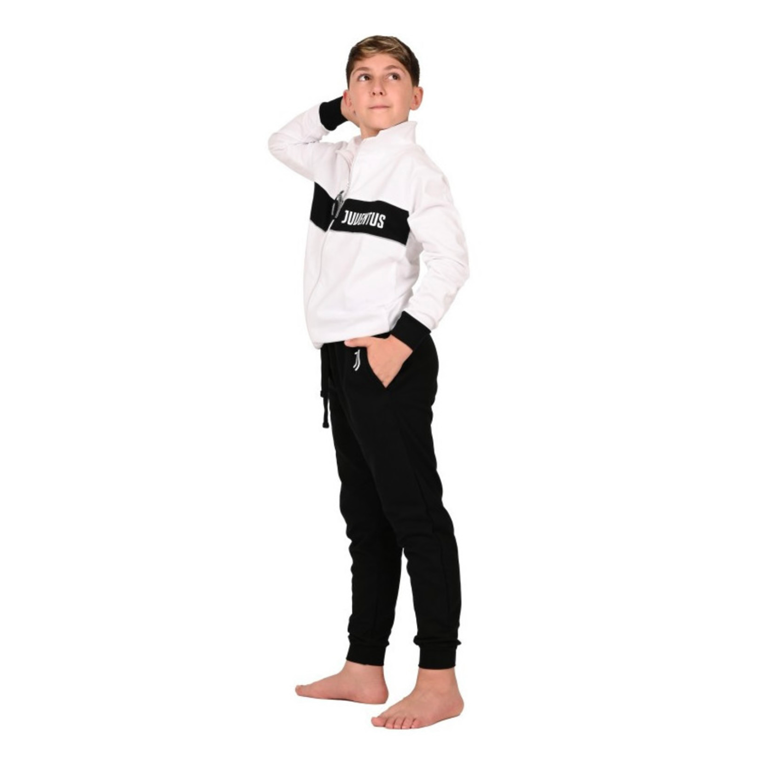 JUVENTUS TUTA JUVE COTONE BAMBINO PIGJ F20 2085 BIANCO