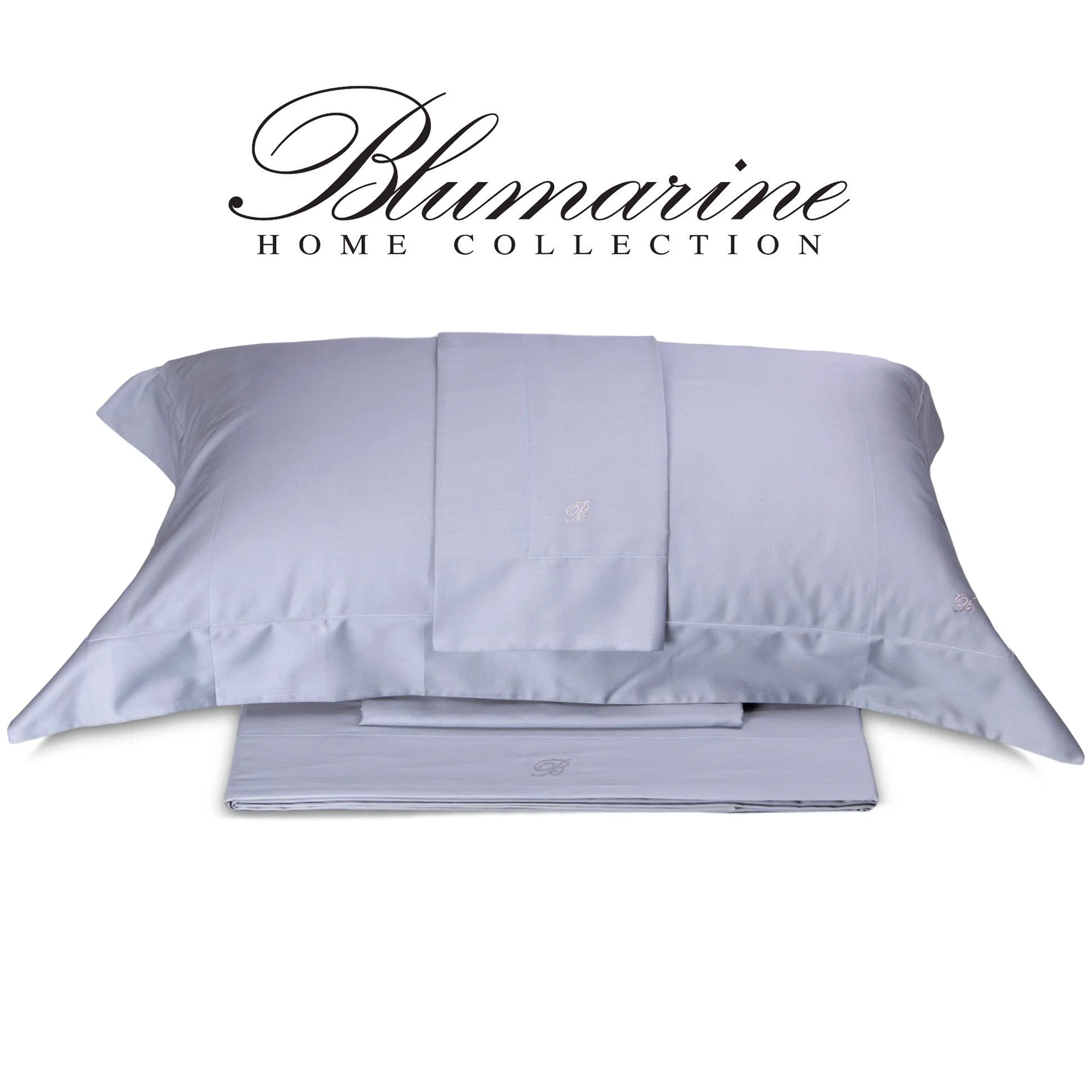 Blumarine COMPLETO LENZUOLA IN RASO DI COTONE TINTA UNITA - LORY