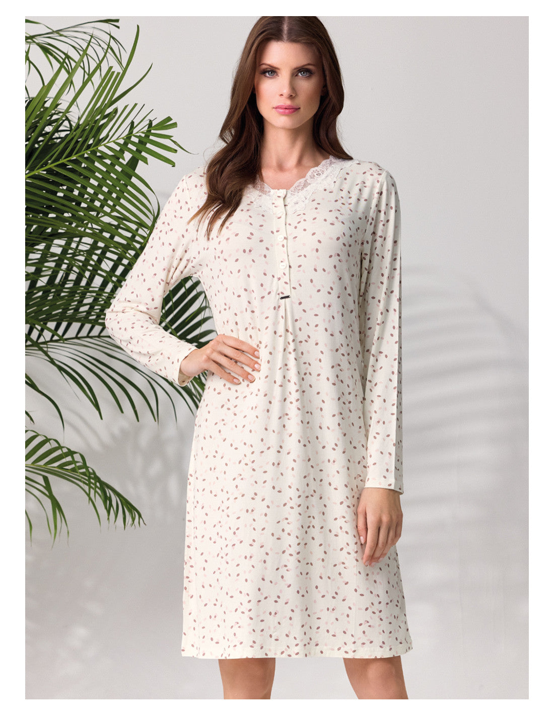 LORMAR Camicia da notte serafino - Serie ENSEMBLE