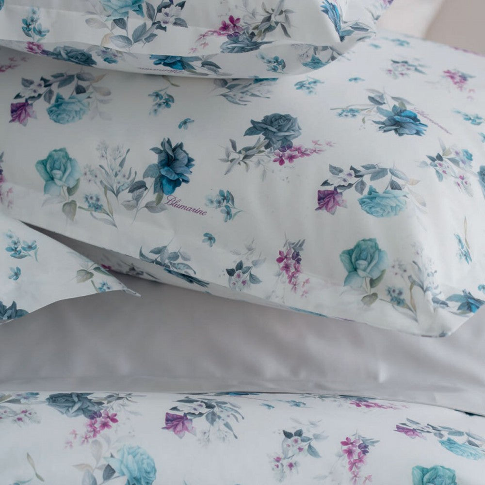 Blumarine Completo Lenzuola Letto Matrimoniale Gloria Colore Ardesia