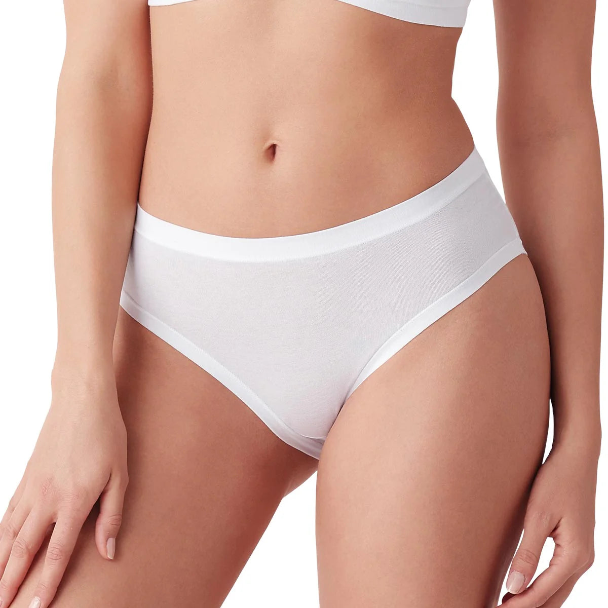 COTONELLA 6 Pezzi Slip Donna  3363 Midi in Cotone Bielastico