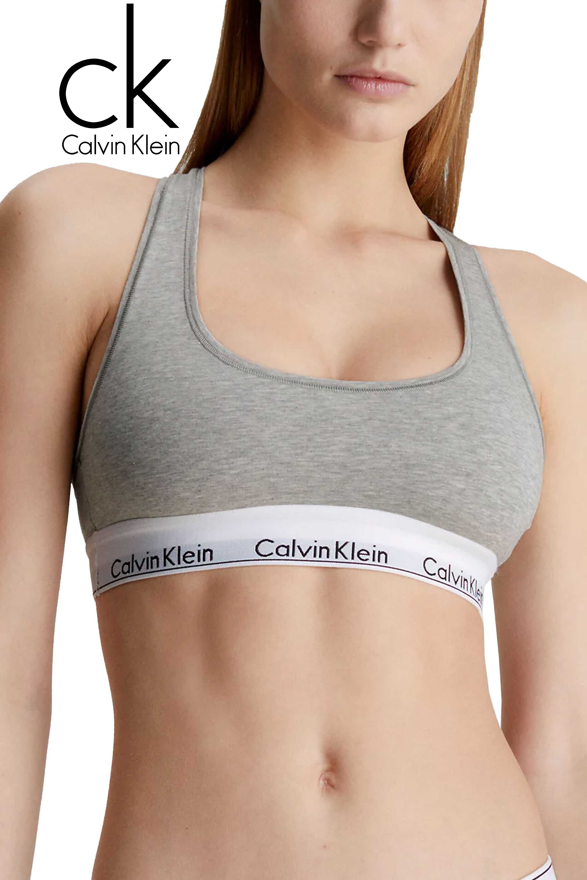 Calvin Klein Bralette SENZA COPPE Grigio 020