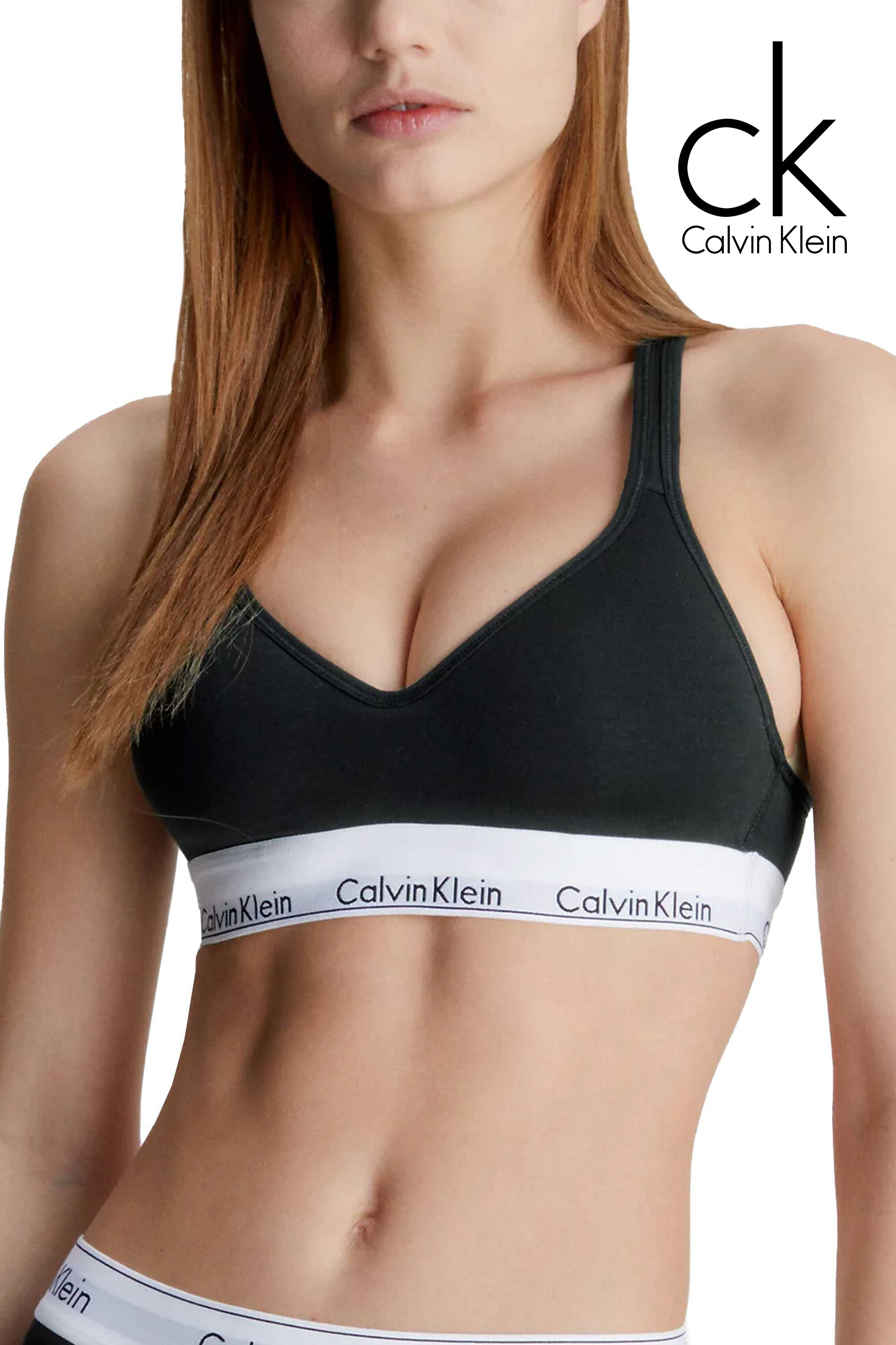 Calvin Klein Bralette CON COPPE lift Nero 001