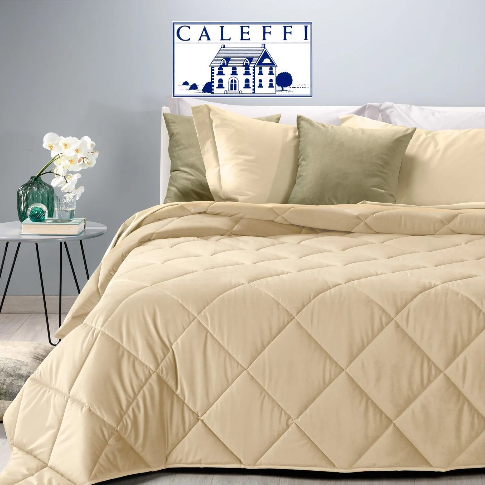 Caleffi Trapunta Velvet in Velluto