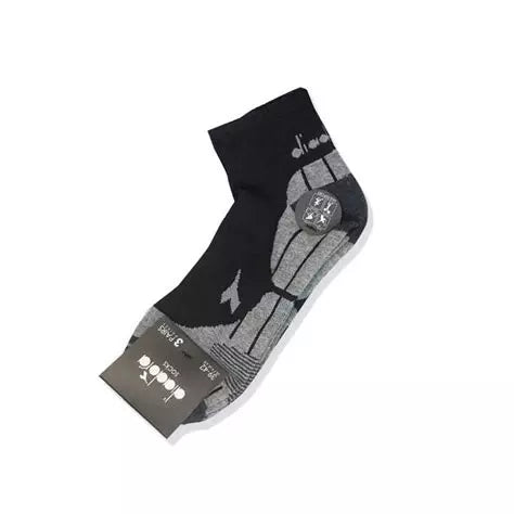 DIADORA D1215 Diadora Calze Running 3 Paia Quarter Multi Nero Unisex