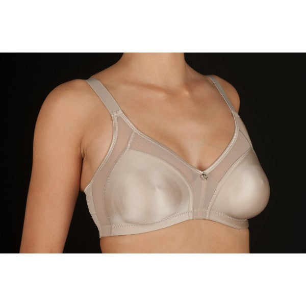 Selene – ESTELA Reggiseno modellante senza ferretto e senza imbottitura con inserti in fresco tulle coppa C