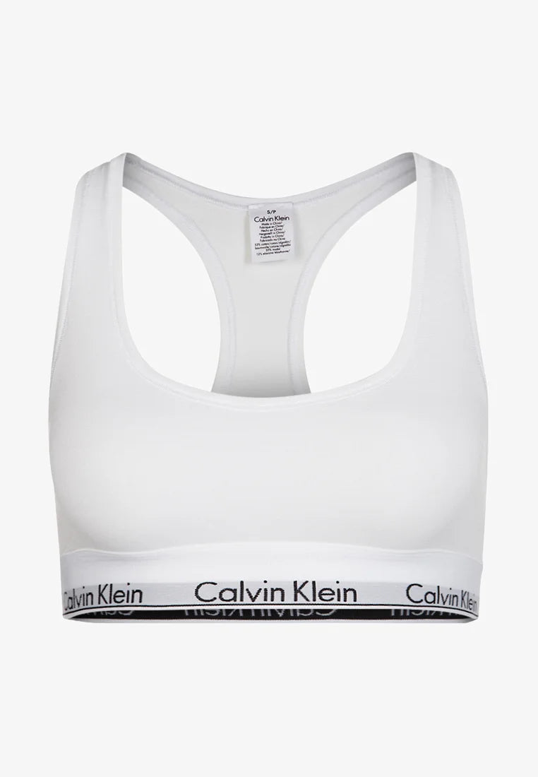 Calvin Klein Bralette SENZA COPPE Bianco 100