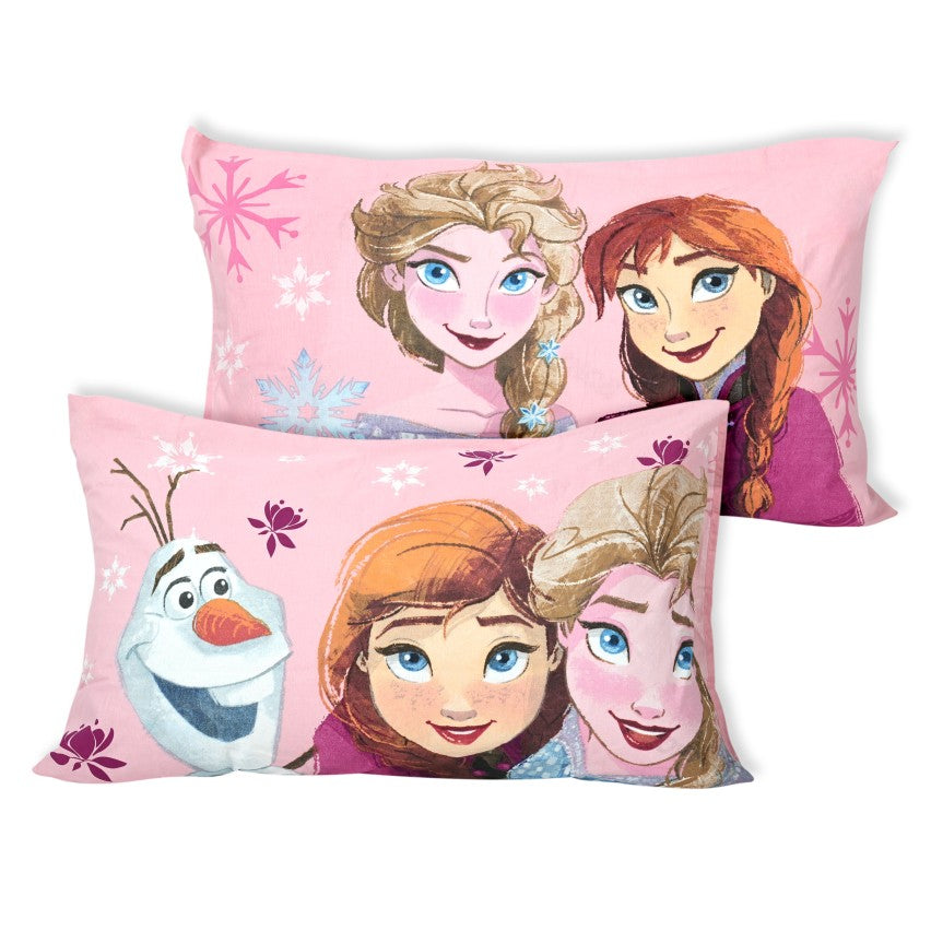 Federe 100% cotone Frozen Disney 2 pezzi