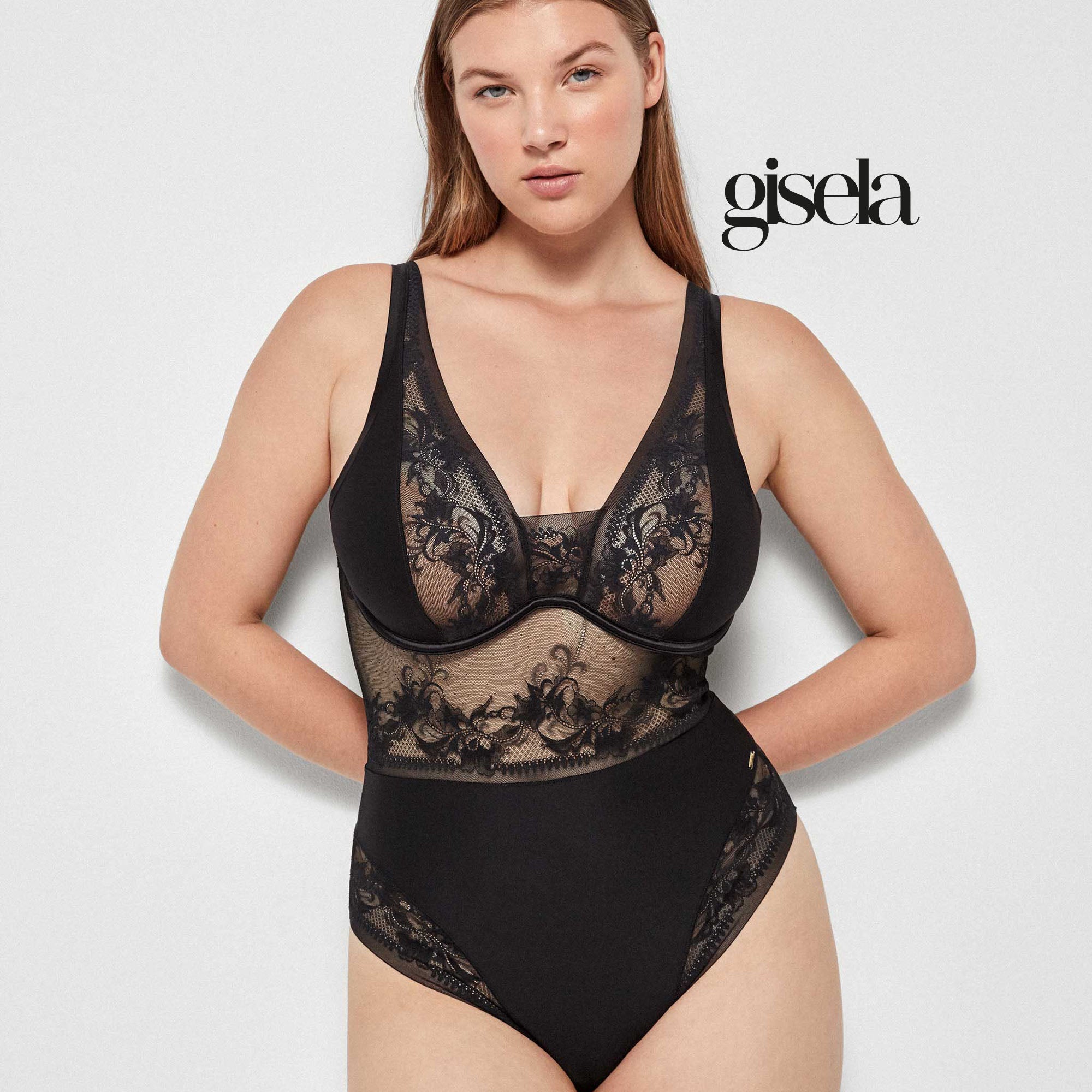 Gisela Body con ferretto e coppe in schiuma ultraleggera