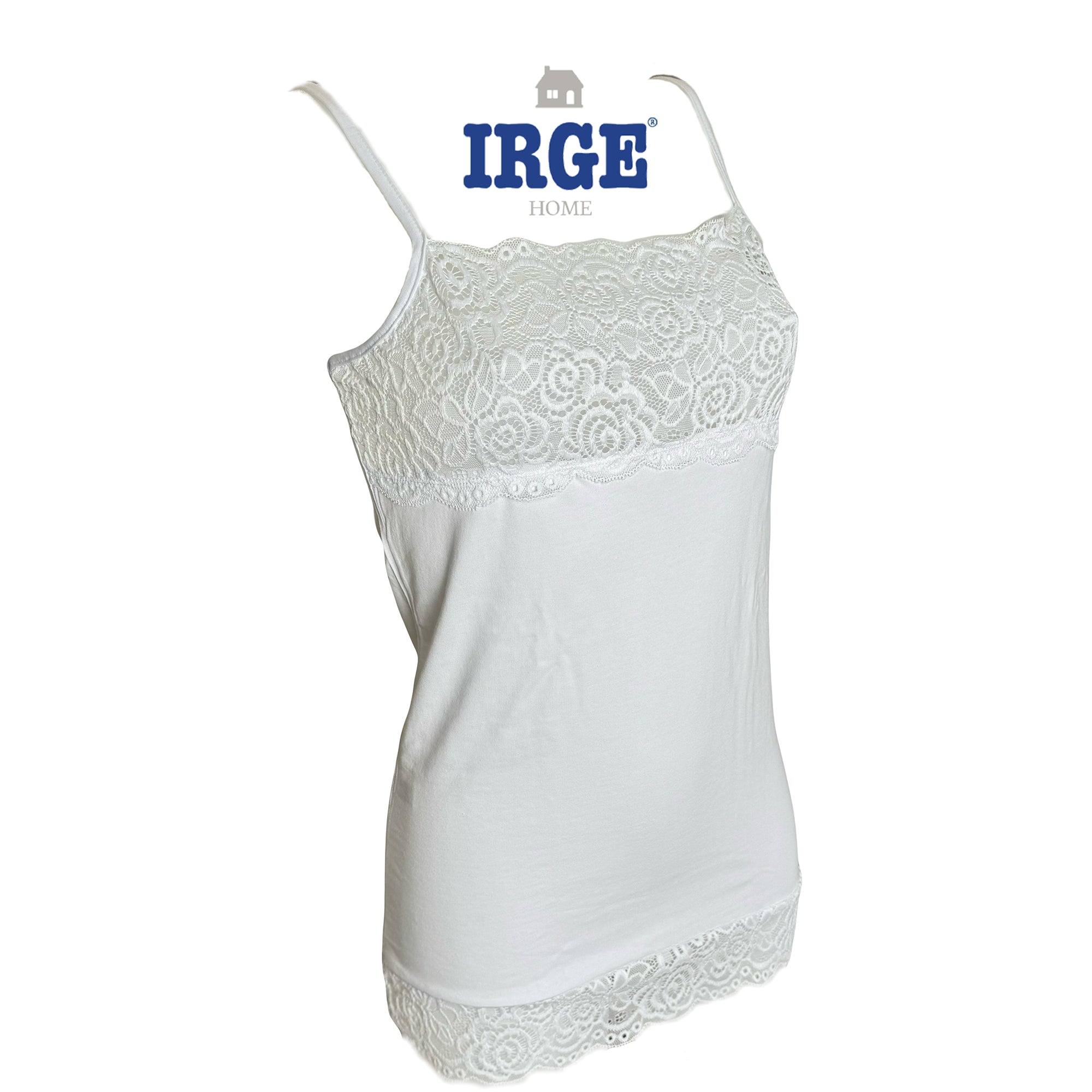 Irge Canotta Spalla Stretta Bielastico Pizzo art.17