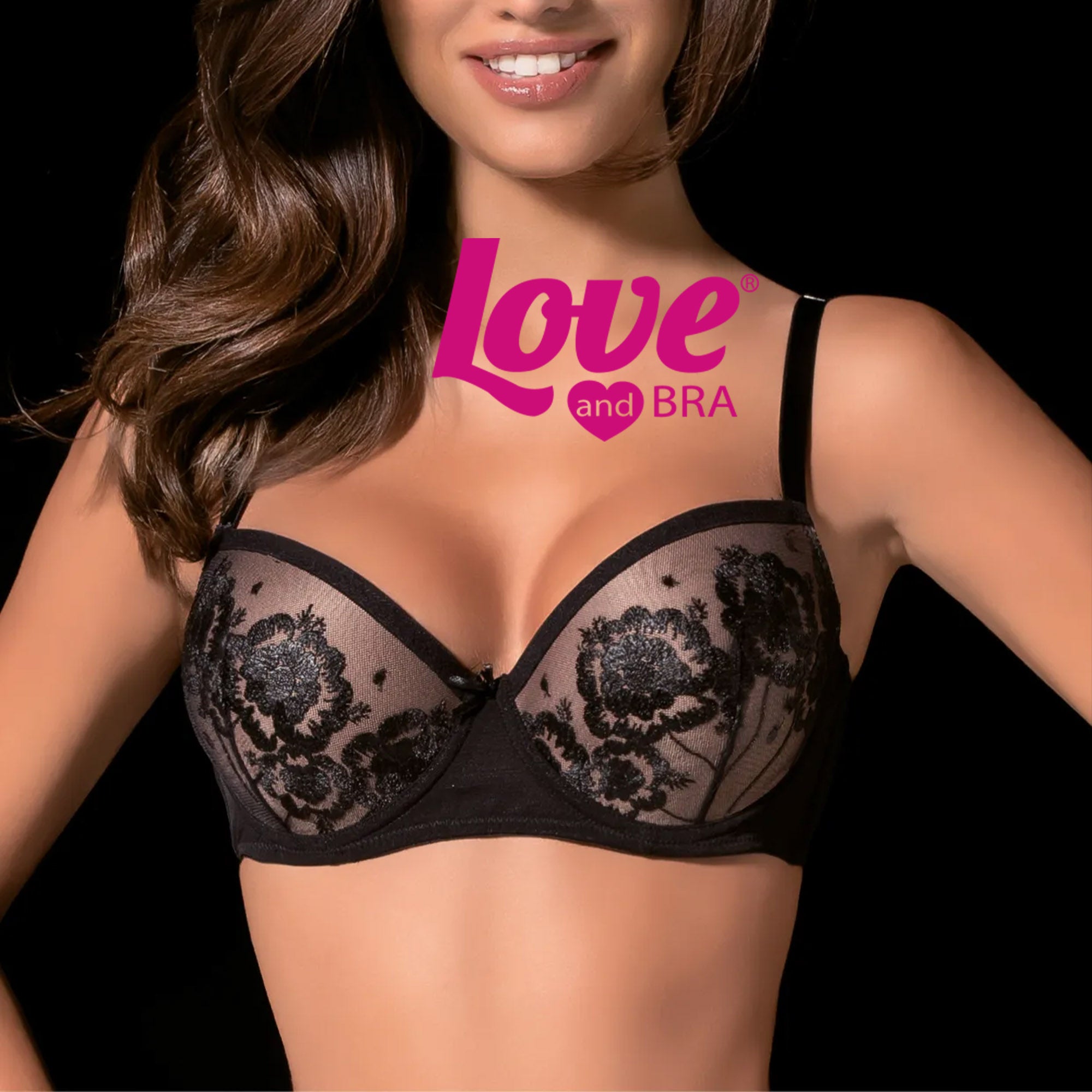 LOVEANDBRA IL BALCONCINO Reggiseno balconcino leggermente imbottito con ferretto.