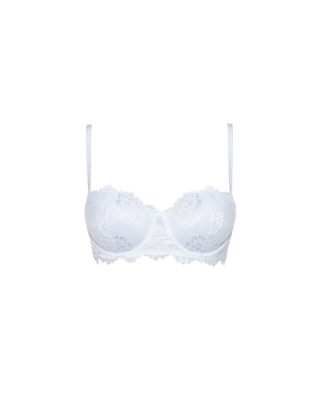 LORMAR Reggiseno A Balconcino In Pizzo Deluxe Fascia Coppa B