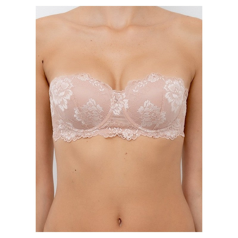 Lormar Reggiseno A Balconcino In Pizzo Deluxe Fascia Lormar Coppa B