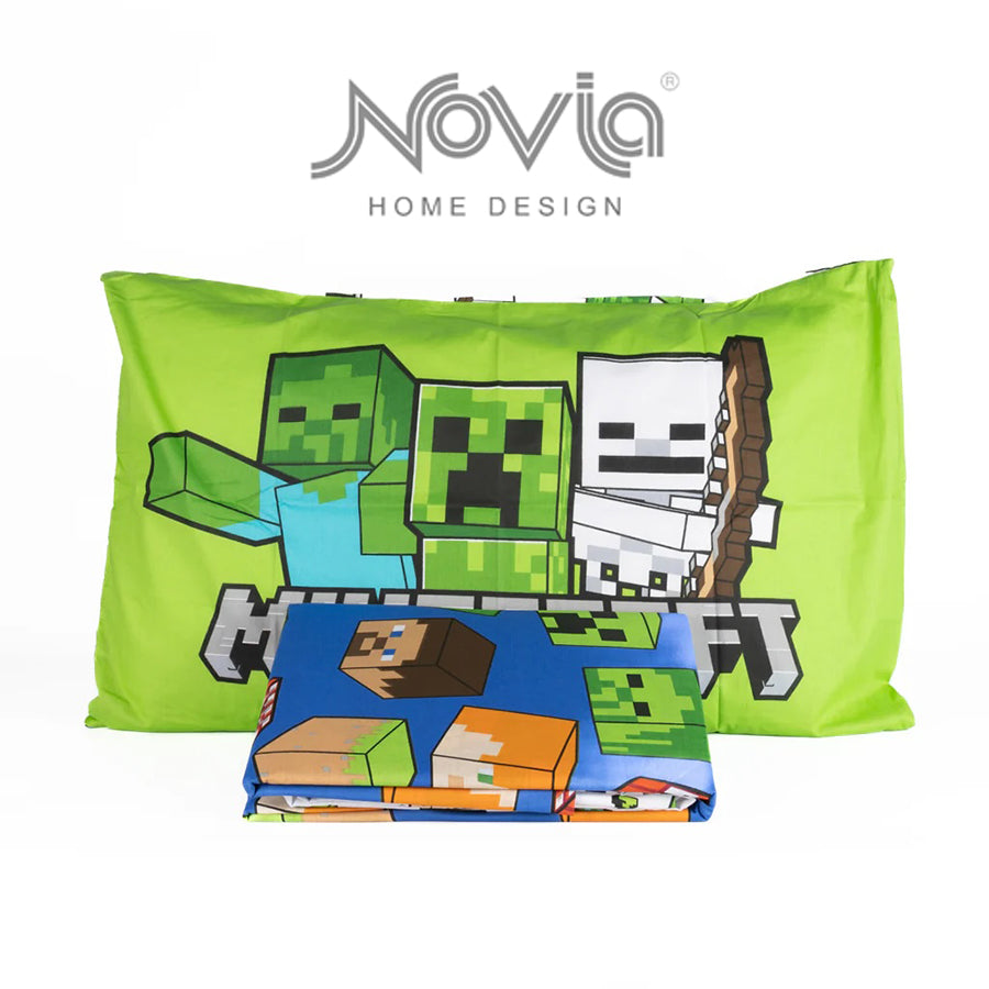 NOVIA Completo Lenzuola MINECRAFT By Disney Home