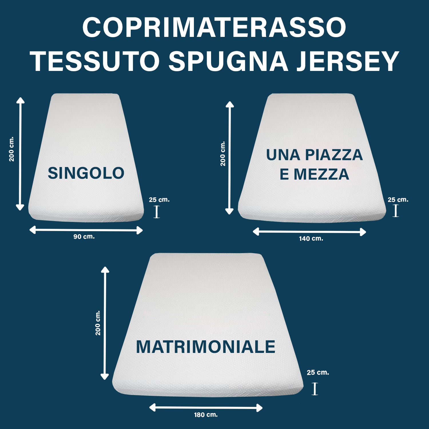 TNKS Coprimaterasso Singolo in Spugna Jacquard