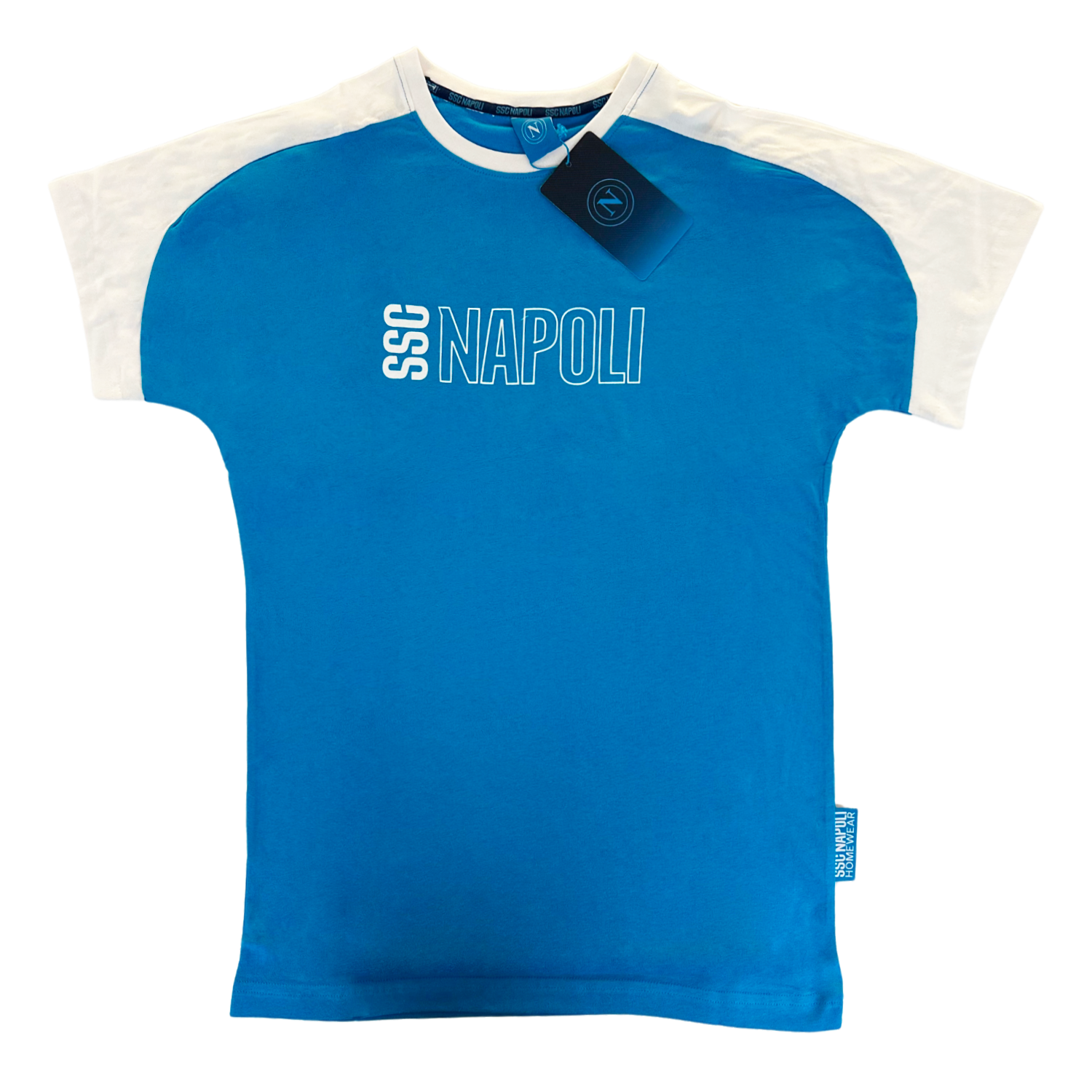 Maglia t-shirt cotone 100% official hermet ssc napoli N003