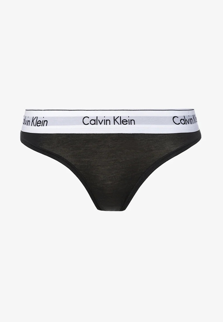 Perizoma - Icon Cotton Modal Thong Cod. 0000F3786E001 Nero