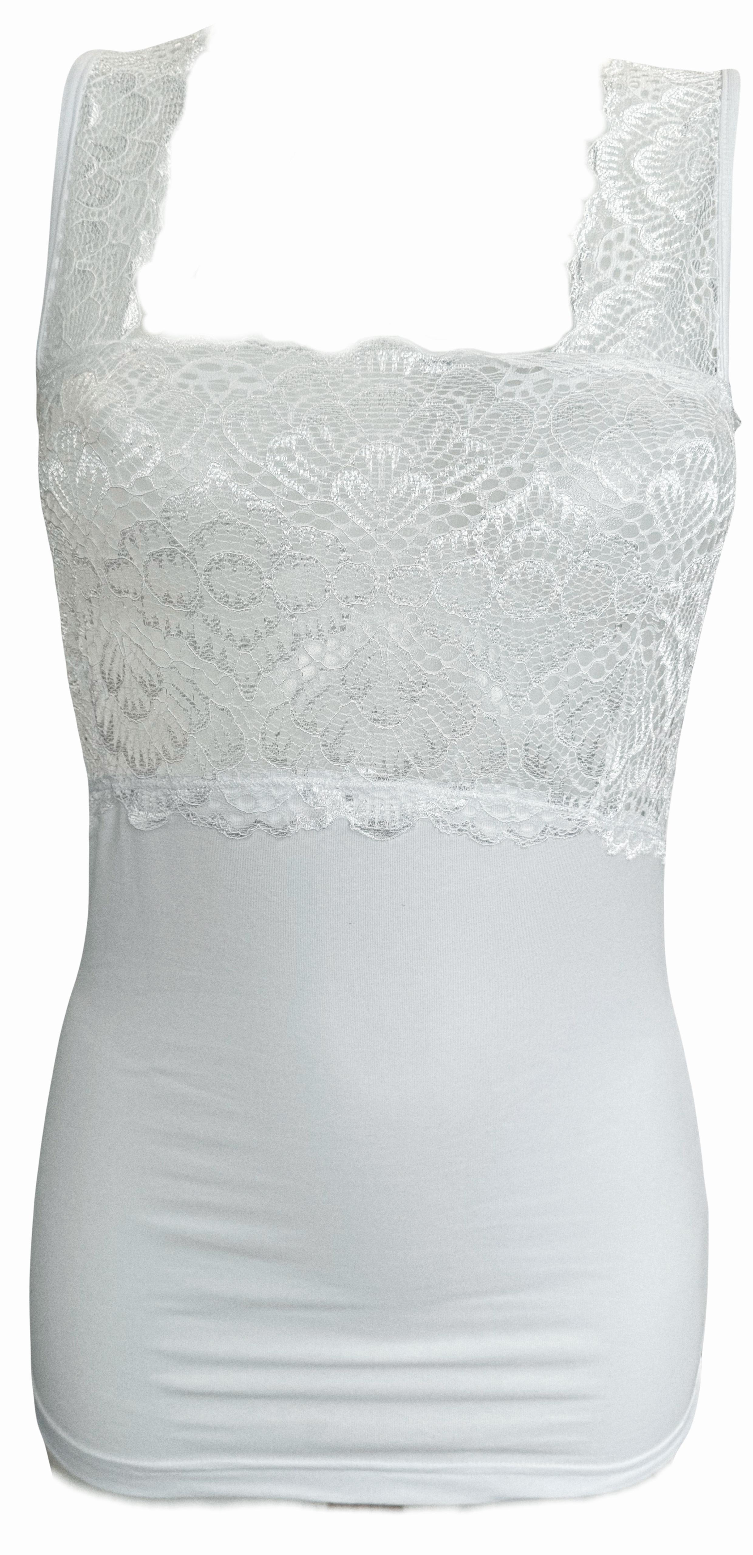 Canotta donna Irge IR/MD/19 spalla larga con pizzo