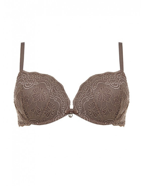 LORMAR Reggiseno Super Push Up +2 taglie - Double Pizzo