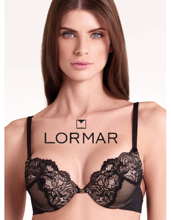 LORMAR Reggiseno Push Up - Serie SATÈN