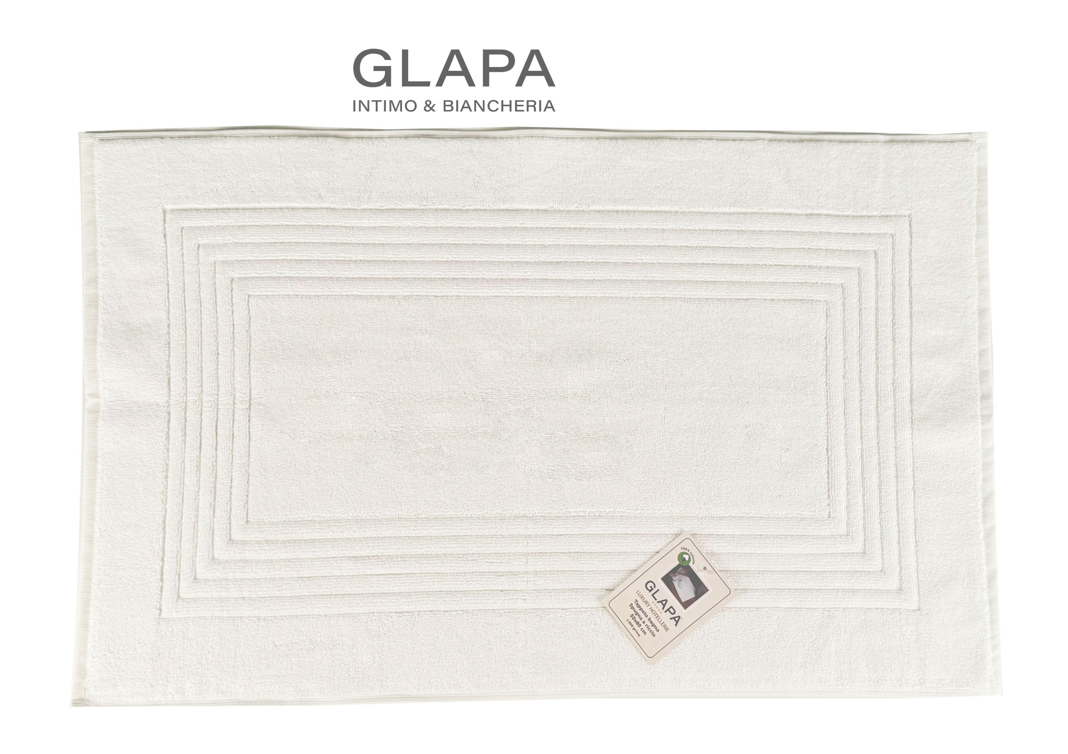 Glapa Luxury Hotellerie Tappeto bagno Spugna a Riccio