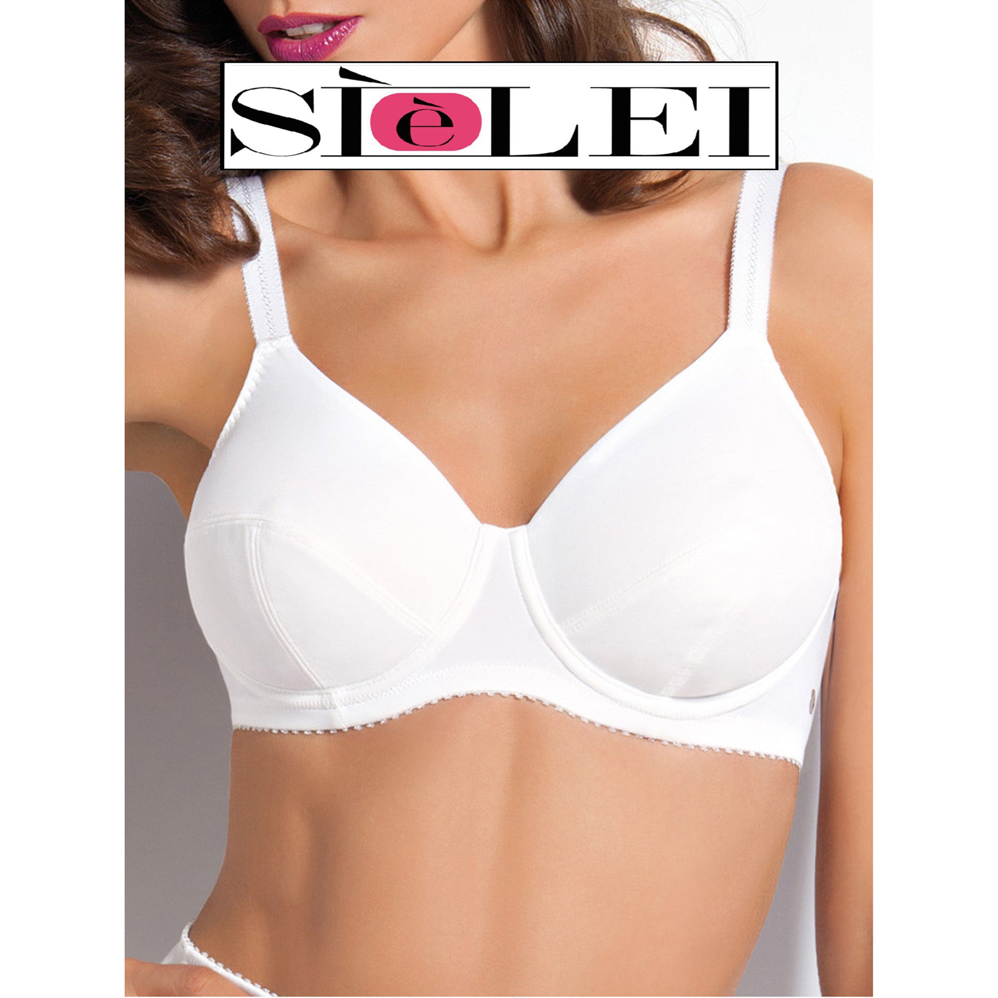 SièLei Reggiseno francese, foderato in cotone, con ferretto 962